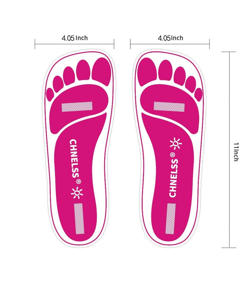 CHNELSS وسادات القدم القابلة للتخلص منها لرش التان باللون الوردي 60 زوج (120 قدم) لحماية القدمين الصحية، وسادات رش تان مريحة وصحية للقدمين - مصممة خصيصًا لصناعة رش التان أو الصالونات، مقاس واحد - غير قابلة للانزلاق - Image 2